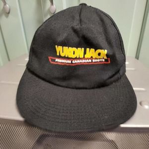 Vintage Yukon Jack Premium Canadian‎ Shots USA Made Snapback Hat Cap